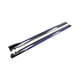 thumbnail image 1 of Faldones laterales universales para coche, divisores de extensión, Kit de carrocería, extensiones de Panel , 2M, accesorios duraderos para , Fibra de Carbono Azul DYNWAVEMX Extensión de faldones laterales de coche, 1 of 8