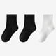 thumbnail image 1 of Kids' 3-Pack Cotton Mid-Calf Tube Socks for Boys and Girls - Soft, Sweat-Absorbing, Odor-Resistant Sports Socks for Daily Wear, 1 of 3