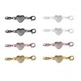 thumbnail image 5 of GUOOL 2 Sets Heart Clasps Buckle Link Lock for Jewelry gold+, 5 of 5
