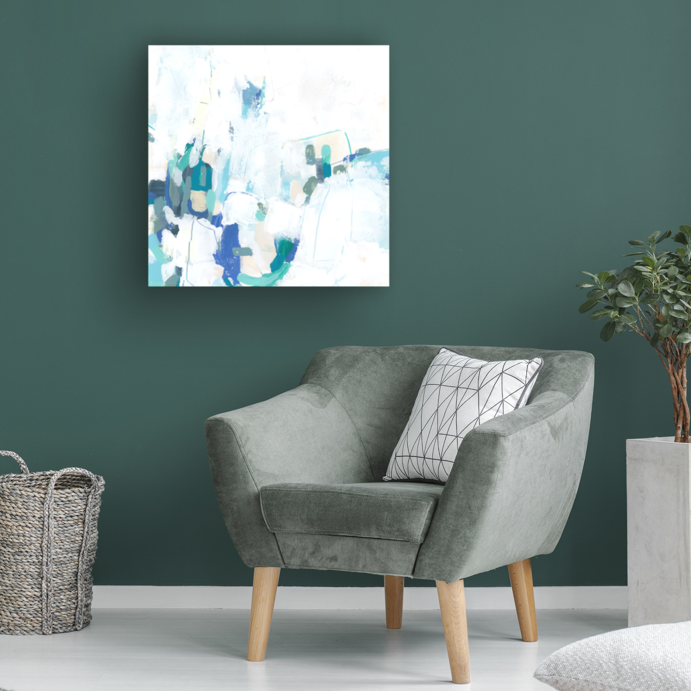 Trademark Fine Art June Erica Vess  Ice Loop I Canvas Wall Art