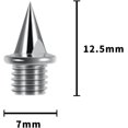 thumbnail image 2 of 20 Pieces Cross Country Spikes, 1/4inch Track Spikes, Running and Cross Country Spikes, Stainless Steel Replacement Pyramid Spike For Sports Sprint Short Running and Field Sprint Shoes- Silver, 2 of 5