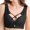 Black, variant on Sngxgn Bra for Women - V Neck Low Impact Wireless Sports Bra Yoga Padded Workout Bra(B,M)
