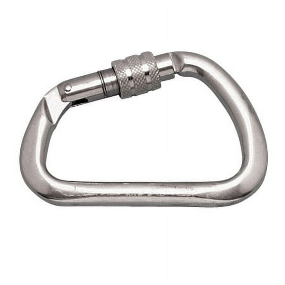 ALUMINUM XL CLIP SCREW LOCK CARABINER, 4-1/2"