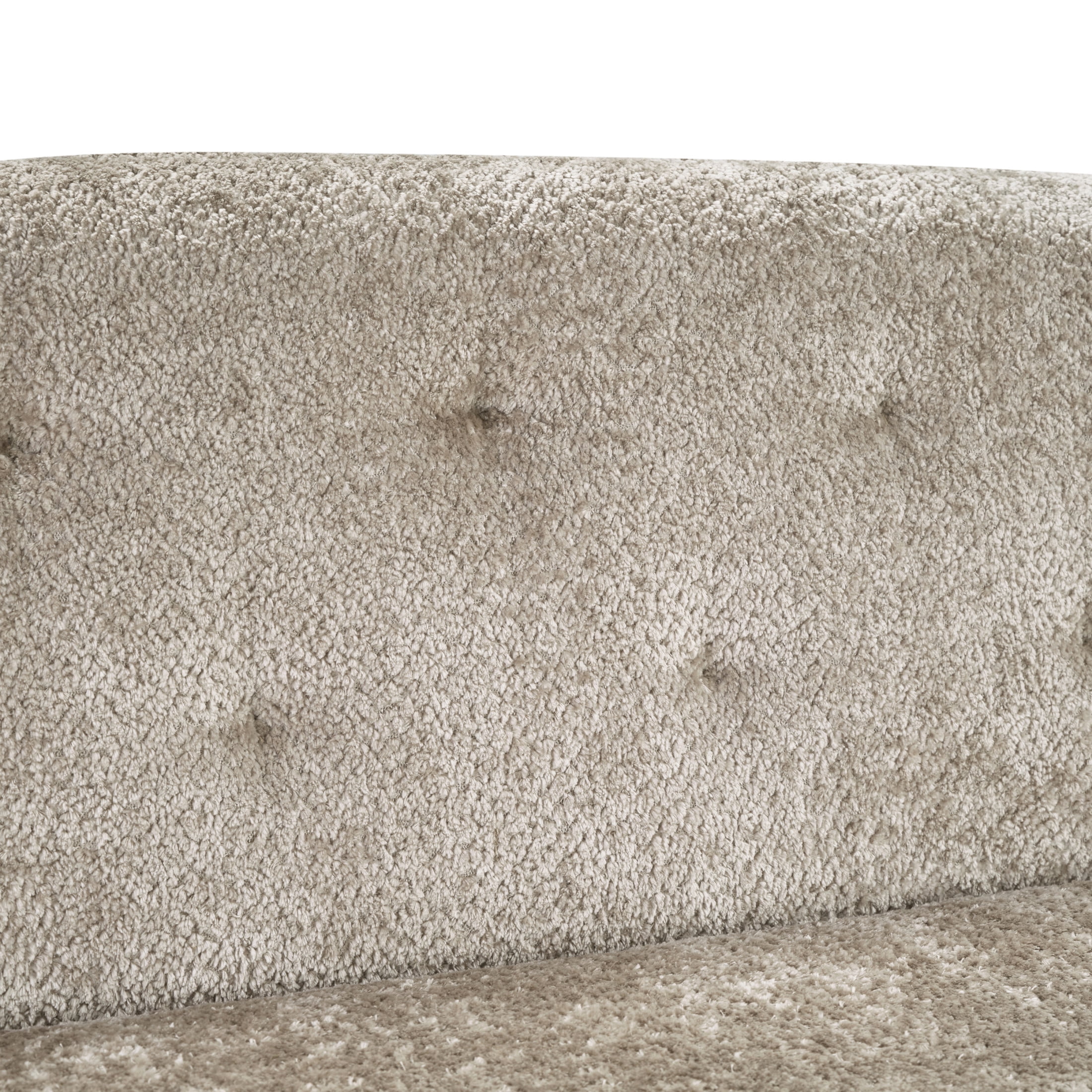 Christopher Knight Home Modern Tufted 3-Seater Sofa, Plush Upholstered Couch with Wood Legs, Brown