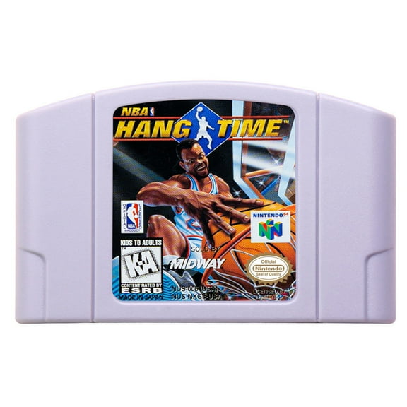 Video Games Compatible for the n64 console, replacement cartridge for NBA Hangtime NTSC
