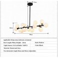 thumbnail image 5 of FINE MAKER Modern Chandelier 16 Round Glasses LED Ceiling Light Pendant With G4 LED Bulbs, 5 of 5