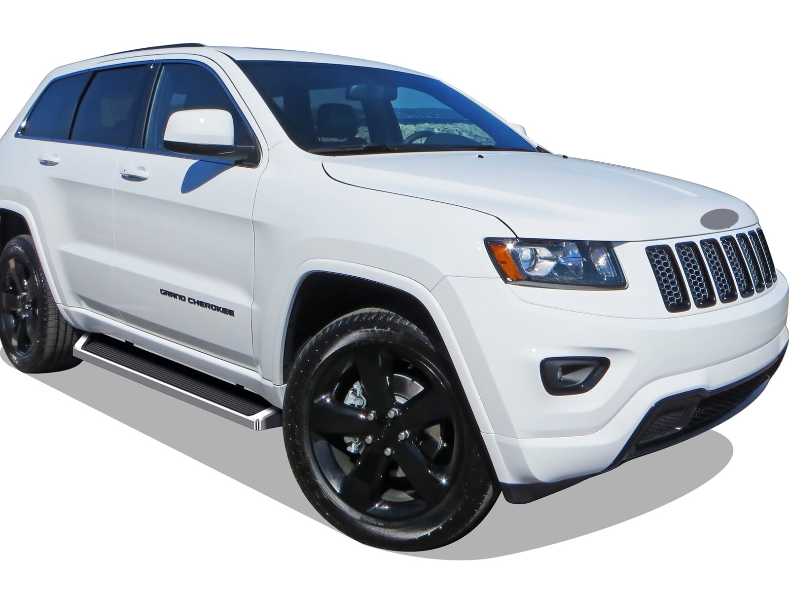 APS iBoard Style Running Boards Style Compatible with Jeep Grand Cherokee 2011-2021 (Exclude Diesel Will Not Fit with OE Skirt Cladding) (Nerf Bars Side Steps Side Bars)