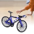 thumbnail image 3 of Mini Bicycle Model, Simulation Finger Mountain Bike Fine Crafts  for Decoration for Desk for Workplace White,Blue,Red, 3 of 7