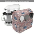 thumbnail image 2 of Botanical Stand Mixer Cover, Spring Garden Beauty with Flowers and Swallow Bird Berry Branches, Kitchen Appliance Organizer Bag Cover with Pockets, 5 Quarts, Coral Pale Pink, by Ambesonne, 2 of 4
