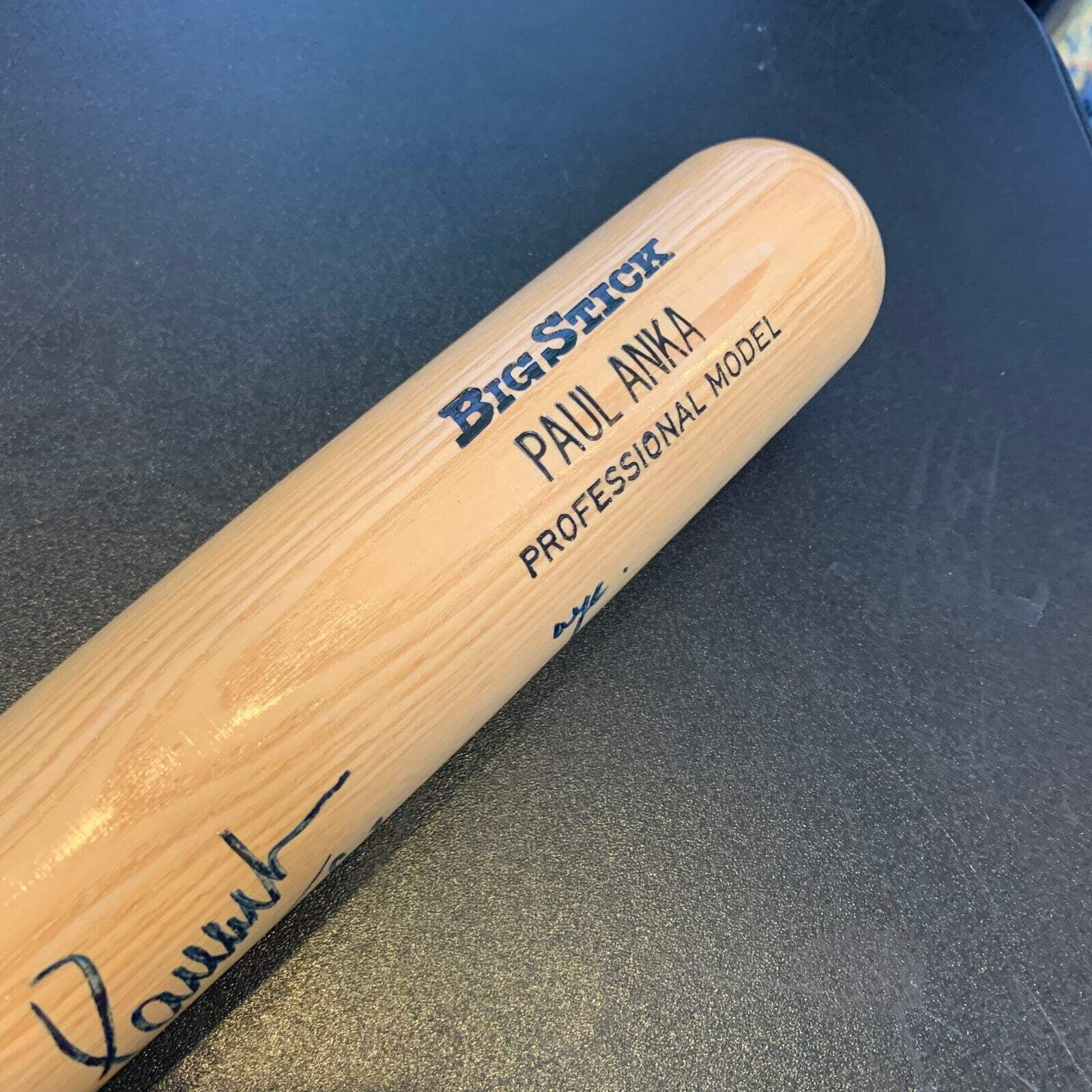 Paul Anka Signed Personal Model Baseball Bat With JSA COA  Signed Letter
