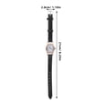 thumbnail image 2 of Reloj de cuarzo para mujer, reloj de pulsera de moda con correa, reloj retro para niña y mujer., 2 of 8