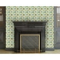 thumbnail image 5 of HomeRoots 400190 4 x 4 in. Green Yellow Melo Peel & Stick Tiles, 5 of 7