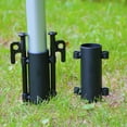 thumbnail image 4 of Greenadscape Support Fixe pour Mât de Tente Noir pour Auvent Extérieur et Camping, 4 of 8