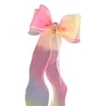 thumbnail image 2 of Fiudx Clip de Lazo de Malla, Diseño Ligero con Borlas de Cinta, Agarre Fuerte para Una Sujeción Segura, Decoración Versátil para El Cabello para Moños o Colas de Caballo, Perfecto para La Escuela o F, 2 of 2