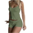 thumbnail image 3 of Wiyuqeen Pajama Sets for Women 2 Piece Cami and Shorts Loungewear Sets Stars Graphic Soft Pj Lounge Set Sleep Sleepwear, 3 of 8