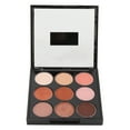thumbnail image 2 of Sala de ojos 9 Color Paleta de Sombras de ojos mate Matte Color de la Tierra Color Naranja High Saturaciónón Paleta de Sombras de Ojos de Maquillaje Portátil, 2 of 7