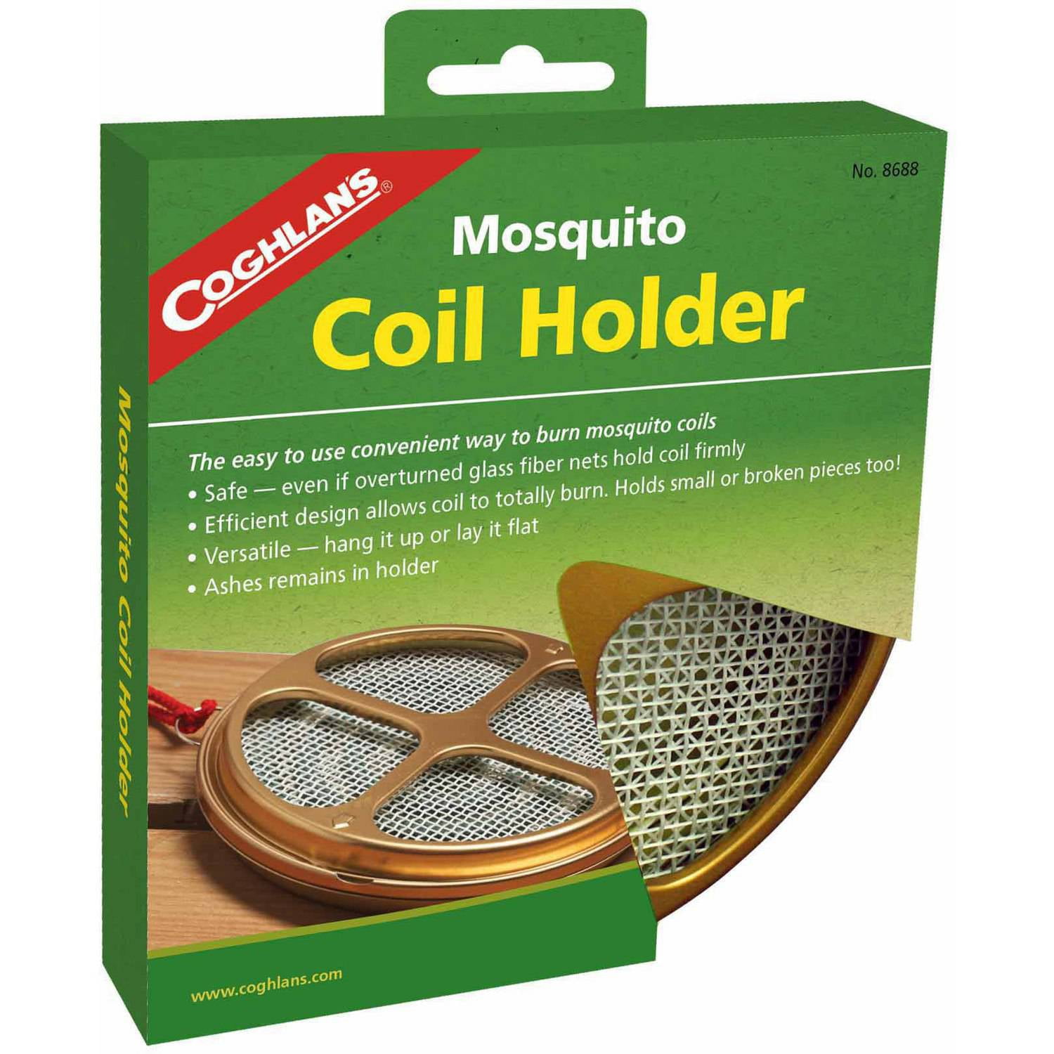 10 Coils Pack Coghlans Mosquito Midge Insect Repellant Coil Holder 