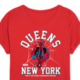 thumbnail image 3 of Marvel Spider-Man - Collegiate - Women's Oversized Graphic T-Shirt, 3 of 4