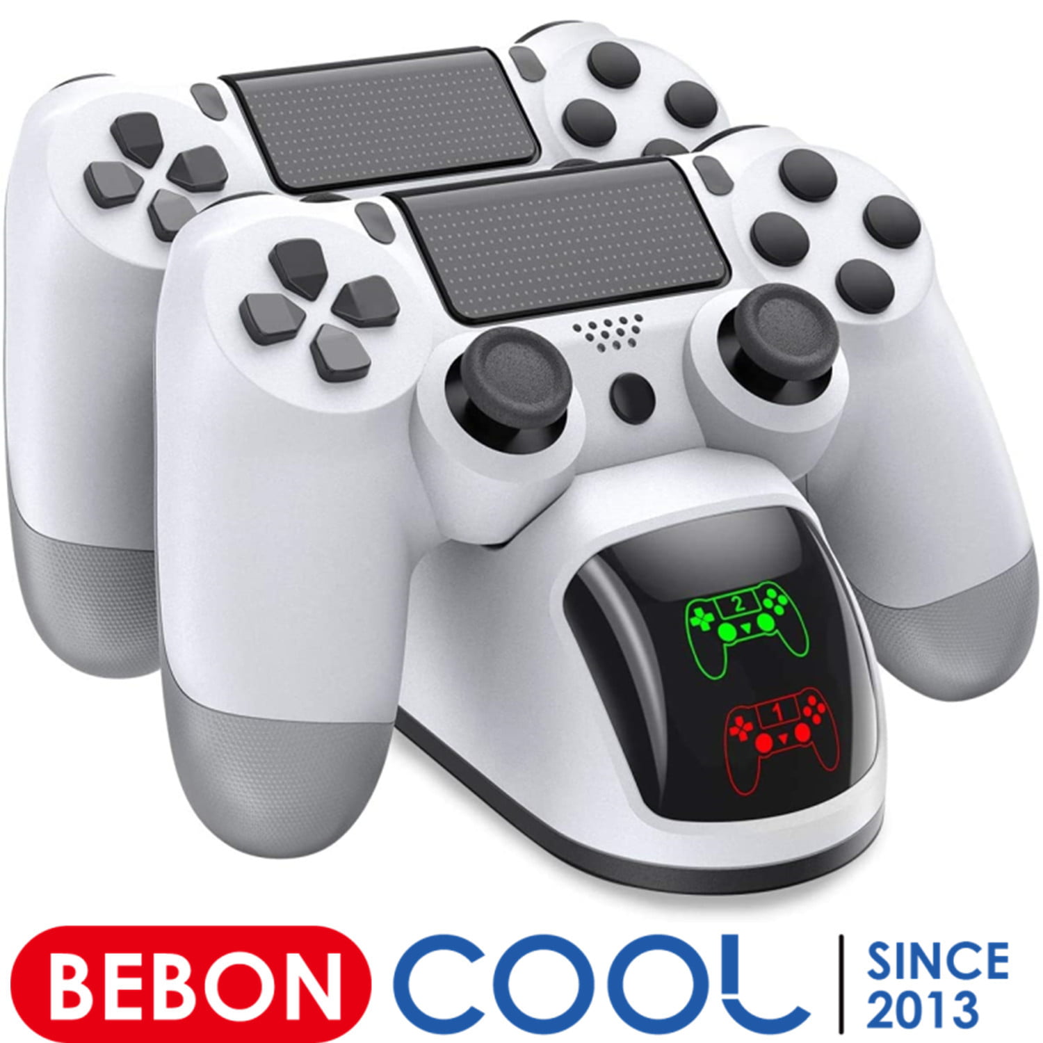 romersk springvand Meningsløs PS4 Controller Charger Station for Playstation 4 / PS4 Slim/ PS4 Pro  Controllers,BEBONCOOL Playstation 4 Charging Dock,PS4 Accessories with Fast  Charging-White - Walmart.com