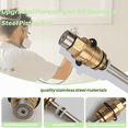 thumbnail image 3 of Kit de Réparation de Pompe Amélioré Tige de Piston en Acier Inoxydable Compatible avec XR5 XR7 XR9 SR7 170 (SW) ProX7 ProX9, 3 of 6