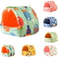 thumbnail image 2 of Parrot Bird Bed Hammock Winter Warm Bird Plush Nest Toy for Parakeet Comfortable Hanging Bird Bed for Cage, 2 of 6