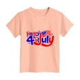 thumbnail image 4 of Gubotare Girls 4th of July Shirt Girls Summer T-Shirt,Trendy Graphic Short Sleeve Concert Tee Country Music Tshirt for Kids (Light Pink,Size 5-6 Years), 4 of 4