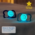 thumbnail image 6 of MAM Air Day & Night Pacifier, for Sensitive Skin, Glows in The Dark, 16+ Months, Unisex, 4 Count, 6 of 7