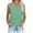 Green1, variant on Women's Summer Fashion Round Neck Sleeveless Grid Pattern Cotton Top Versatile Casual Comfortable Fit for Multiple Occasions S-XXXL