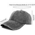 thumbnail image 2 of LinYooLi Men Women Baseball Cap Adjustable Washed Cotton Golf Dad Hat, 2 of 7