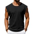 thumbnail image 6 of Mens Sleeveless Shirts Gym Workout Tank Tops Cut Off Shirts Athletic Muscle Loose Fit Tops for Summer Beach Vacation, 6 of 6