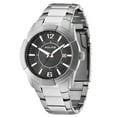 thumbnail image 1 of PL-12547JS-02MA Men's Sincere Black Dial Stainless Steel Bracelet Watch, 1 of 1