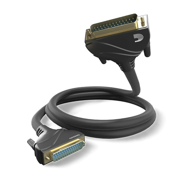 Sistema Modular de Cable de Audio D'Addario Negro con 8 Canales Blindados y Conectores DB25 25 Pies