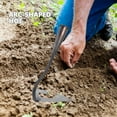 thumbnail image 4 of Shisuyan Garden Hoe Hardened Hollow Hole Garden Tool Heavy Duty Backyard Weeding Tool Easy To Use Garden Hoe For Planting Weeding (Just A Hoe Head, Handle Is Not Included), 4 of 8