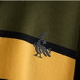 thumbnail image 6 of ITSAME Boys Polo Shirt, School Uniform Turndown Collar Button Striped Print Summer Casual Fashion Tops Yellow 4-5T, 6 of 9