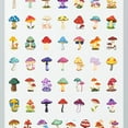 thumbnail image 4 of 35pcs-50pcs Cute Stickers Mushroom Stickers Fantasy Stationery Stickers for Laptops Phone, 4 of 9