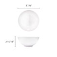 thumbnail image 2 of Excellante Imperial Melamine Dinnerware Collection 25 Oz, 5 7/8" Cereal/Soup/Rice Bowl White, Comes in Dozen, 2 of 3