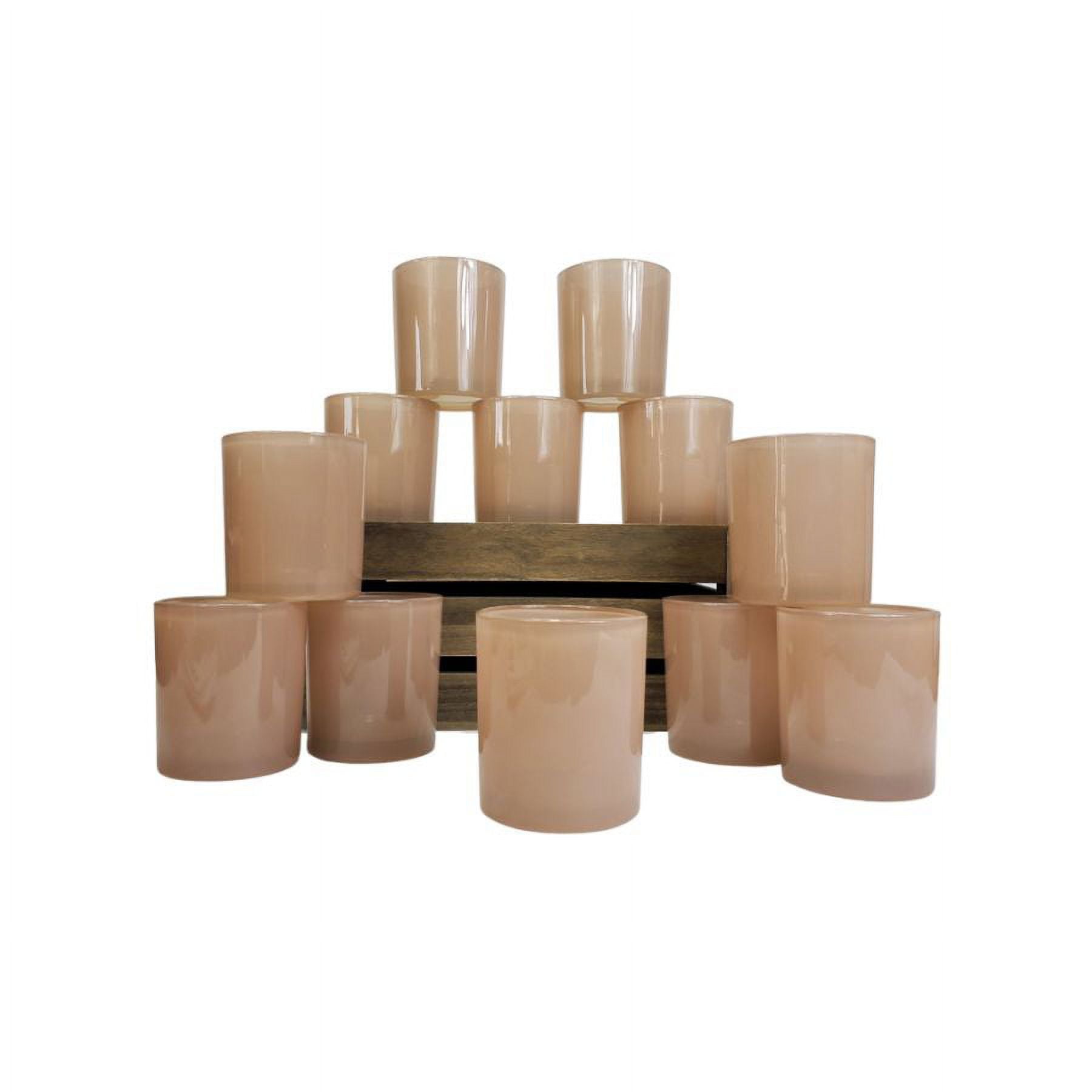 14 oz. Havana Sand Empty Candle making Jar candle vessels for DIY candle-making projects (Box of 12) FREE SHIPPING
