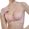 thumbnail image 5 of Levmjia Women's Bras Seamless Wirefree Solid Color Lace Comfortable Breathable Everyday Wear with Lace Trim Support and All Day Comfort, 5 of 5
