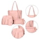 thumbnail image 5 of Bolsa 4 unids/set de hombro de compras correa ajustable PU dinero billetera mujeres para regalos JShteea Para Estrenar, 5 of 8