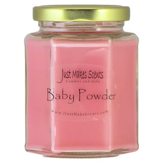 BB Essentialz & Candle Co. Baby Powder Candle Scent(25oz) Glass Jar