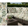 thumbnail image 7 of Soimoi 56 Inch Wide Waterproof Taffeta Fabric By 10 Yard | White Floral Pattern | Outdoor Use for Furniture Covers, Umbrellas, Patio Decor & More, 7 of 7