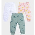 thumbnail image 4 of Beilxfa 2-Pack Unisex Baby Toddler Elastic Jogger Pants 100% Cotton Bottoms For 0-24M Baby Boys & Girls Spring Summer Trousers, 4 of 6