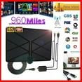 thumbnail image 2 of GOODLY TV Antenna Amplified HD Indoor Digital TV Antenna Long 960 Miles Range Reception Support 4K 1080p TVs Indoor Smart HDTV Television for Local Channels, 2 of 7