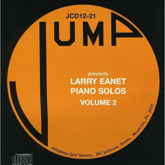 Larry Eanet - Piano Solos 2 - Music & Performance - CD