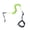 Green, variant on Surfboard Leash TPU Coiled Paddle Board Cord with Ankle Strap, 90-300cm Stretch for Surfing and Water Sports Use