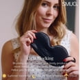 thumbnail image 6 of SMUG Satin Sleep Mask Adult, Lightweight Silky Eye Mask for Travel, Light-Blocking, Black, 6 of 9