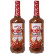 George’s Beverage Company 2 Pack Franks Red Hot Mix - 1L Bottle - Gluten Free, All Natural Mixer