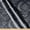 Charcoal, variant on Brocade Damask Velvet Fabric, 58 Inch in Width, Ideal Embossed Material for Home Decor, Black / Cut by the Yard