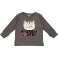 thumbnail image 3 of Inktastic Grandma Loves Me Girls Long Sleeve Toddler T-Shirt, 3 of 5