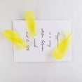 thumbnail image 4 of 450 Pieces Yellow Feathers for Craft Wedding Home Party Decorations, 3-5 Inches Yellow Craft Feathers, 4 of 7